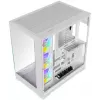 Krux Atron valkoinen Mid-Tower PC-kotelo karkaistulla lasilla