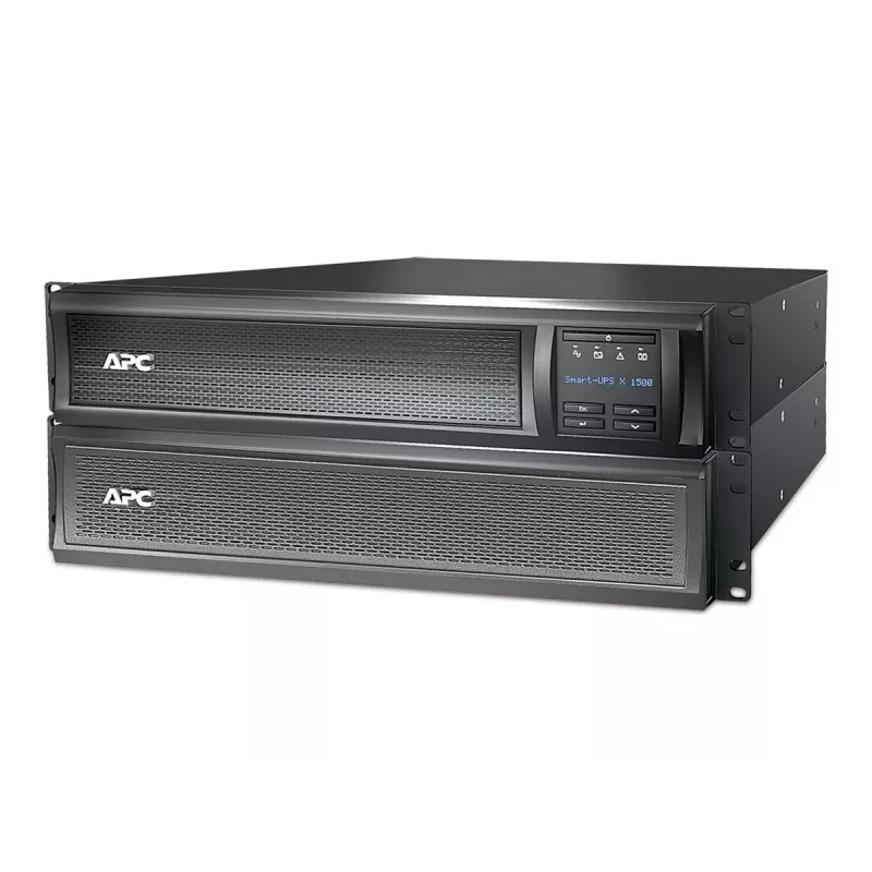 APC Smart-UPS X SMX1500RM2UC 1500VA 1200W line-interactive UPS, rack/torni 2U, LCD, SmartConnect-portti, 8 pistorasiaa