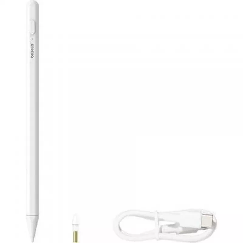 Baseus Smooth Writing 2 Stylus Lite LED-näytöllä (valkoinen)
