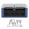 Qoltec yksivaiheinen elektroninen energiamittari 230V 5(60)A LCD