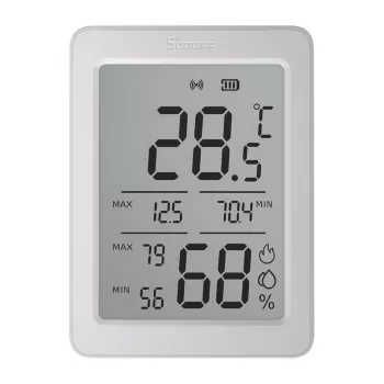 SONOFF AirGuard TH SNZB-02DR2 ZigBee LCD lämpötila- ja kosteusanturi
