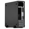 Akyga AK-502-02BK SFF-PC-kotelo, Micro-ATX / Mini-ITX, 2x USB 3.0, ilman virtalähdettä, musta