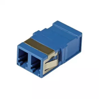 EFB Elektronik LC duplex singlemode kuituliitin, laipaton, sininen, keraaminen holkki (53515.1)