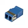 EFB Elektronik LC duplex singlemode kuituliitin, laipaton, sininen, keraaminen holkki (53515.1)