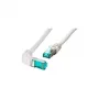 EFB-Elektronik RJ45-patchkaapeli Cat.6A S/FTP LSZH 1x90° harmaa 2m
