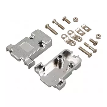 EFB E-DH09 metalloitu D-Sub-kupu DB9:lle, harmaa