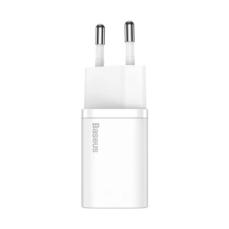 Baseus Super Si pikapikalaturi 20W USB-C kaapelilla (valkoinen)