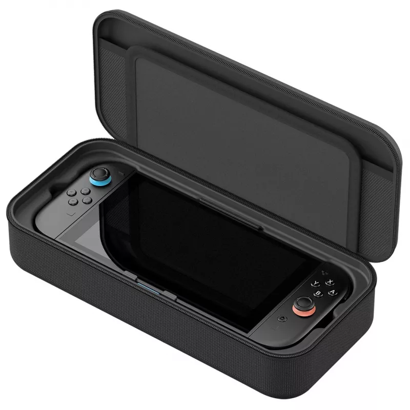Venom Charging Case Nintendo Switch 2 -kovakotelo ja kantolaukku 10 000 mAh varavirtalähteellä, musta