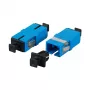 EFB Elektronik SC simplex yksimuotokuituliitin, laipaton, sininen, keraaminen holkki (53511.1)