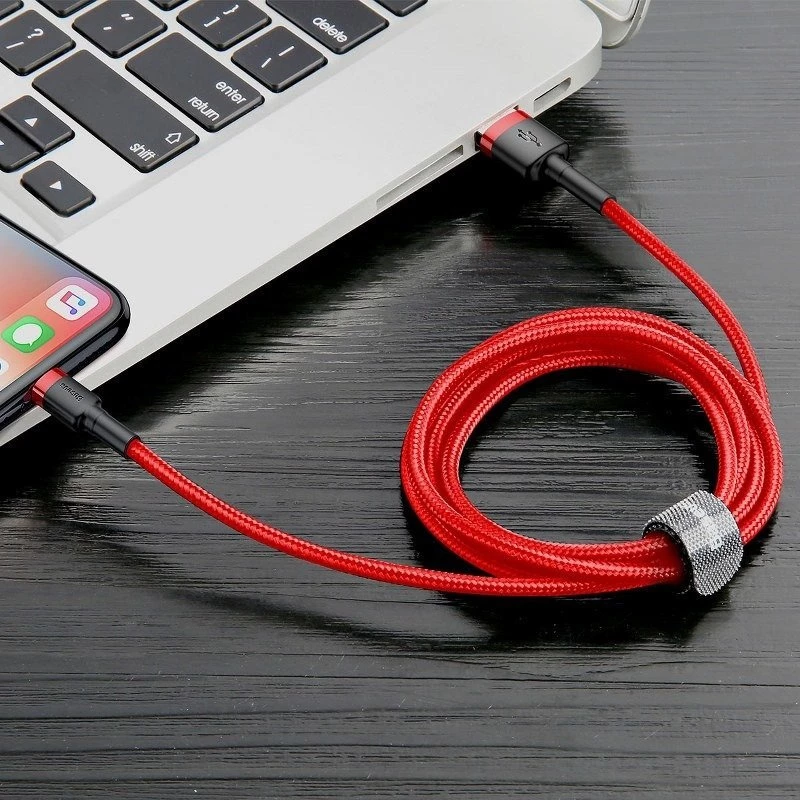 Baseus CALKLF-C09 USB-A - Lightning kaapeli 2 m punainen