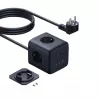 Baseus EnerFill FA11 67W -pistorasiapala, 3x EU-pistorasia, 1x USB-C, 1x USB-A, 1,5 m, musta