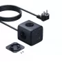 Baseus EnerFill FA11 67W -pistorasiapala, 3x EU-pistorasia, 1x USB-C, 1x USB-A, 1,5 m, musta