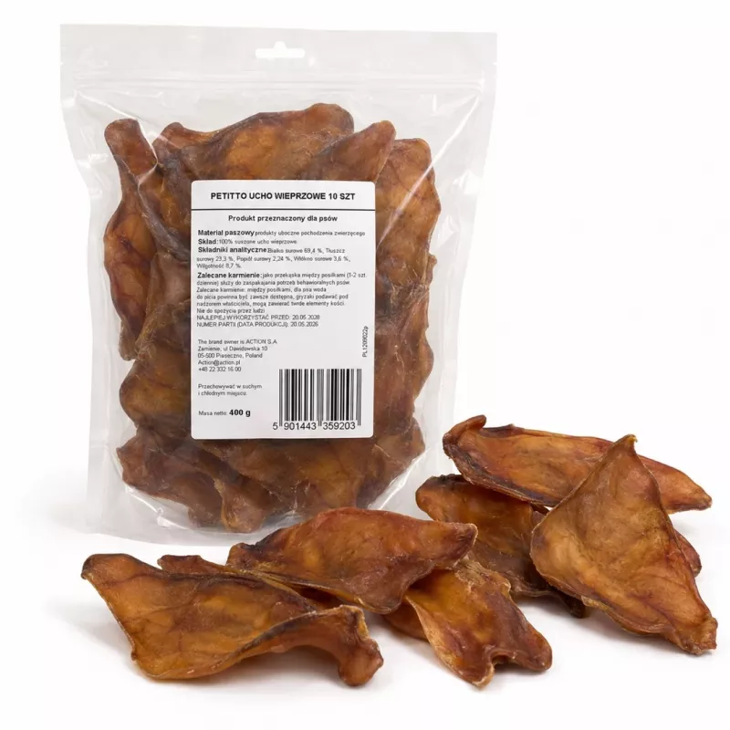 PETITTO siankorva koiran purulelu 10 kpl