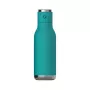 Asobu Wireless Beat eristetty ruostumaton teräspullo Bluetooth-kaiuttimella, 500 ml, akvamariini