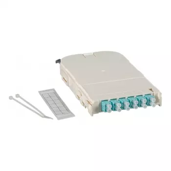 EFB-Elektronik FTTH-moduulilisäosa FTTH-BGT:hen, 12 porttia LC OM4-keraamisilla liittimillä