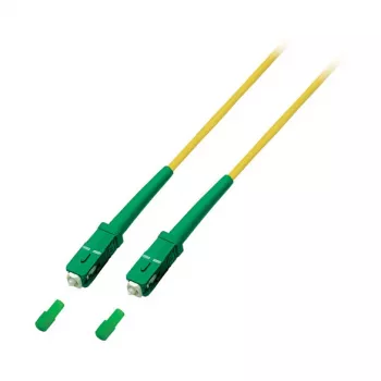 EFB Simplex-kytkentäkaapeli SC/APC-SC/APC OS2 G657A2, 10 m, LSZH 3 mm, keltainen (O0944.10)
