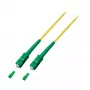 EFB Simplex-kytkentäkaapeli SC/APC-SC/APC OS2 G657A2, 10 m, LSZH 3 mm, keltainen (O0944.10)