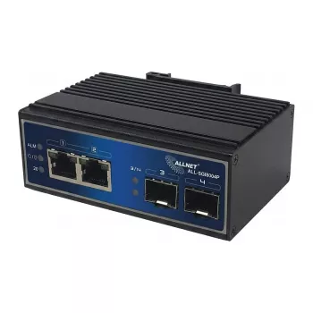 ALLNET DIN-kisko-sovitin ALL-SGI8004-teollisuuskytkimelle (ALL-SGI8004_DIN-Holder1)