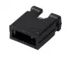 EFB Elektronik osoitepistoke EKSP/G musta, rasteri 2,54 mm, avoin, 100 kpl