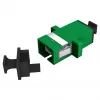 EFB Elektronik SC/APC Simplex Singlemode -kuituadapteri pölysuojaluukulla, vihreä, zirkoniumoksidikeraaminen holkki