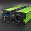 Qoltec Monolith -virtalähde/invertteri auto 2000 W vihreä