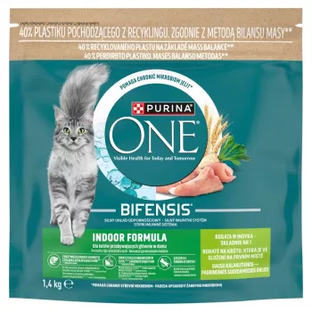 Purina ONE Indoor Formula -kissa kalkkuna 1,4 kg