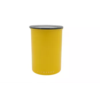 Airscape® ruostumaton teräs -aromasäiliö medium, mattakeltainen