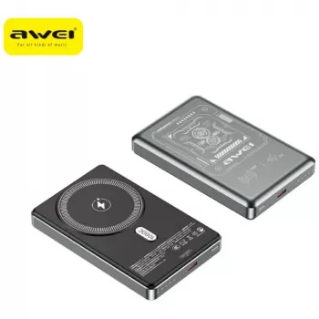 AWEI PA-31 MagSafe -varavirtalähde 10000mAh harmaa