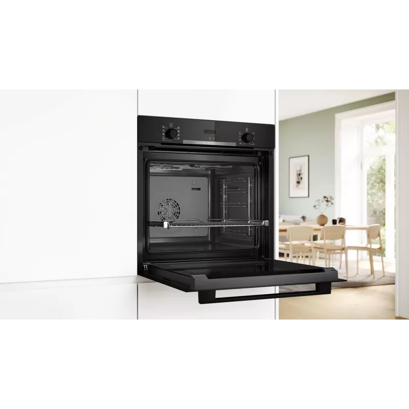 BOSCH HBA334EB4 kalusteisiin asennettava uuni 71L musta