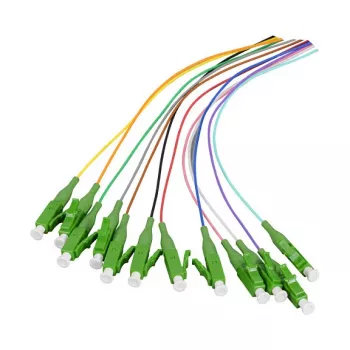 EFB Elektronik FTTH-pigtail LC/APC 12 pigtailia 9/125µm G.657.A2 2m