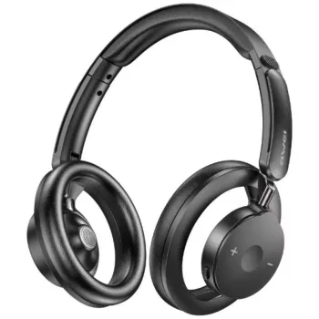 AWEI AT33 Bluetooth 6.0 langattomat over-ear-kuulokkeet - musta