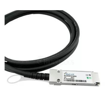 BlueOptics Networks 10312 -yhteensopiva BlueLAN QSFP+ Direct Attach Copper -kaapeli, 40GBASE-CR4, 1 m, 30AWG, passiivinen