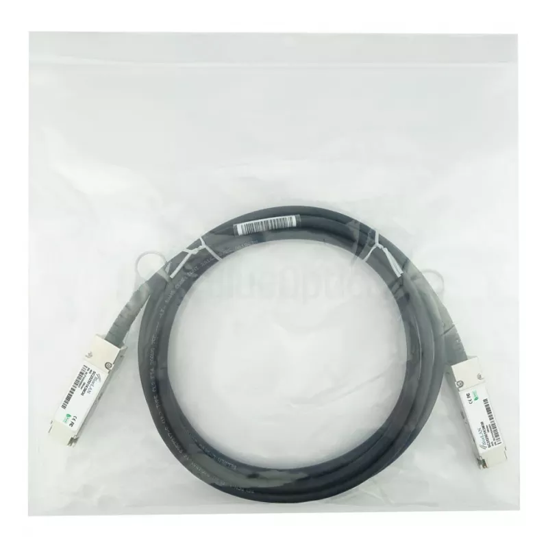 BlueOptics Networks 10313 -yhteensopiva BlueLAN DAC QSFP+ 40GBASE-CR4 passiivinen Direct Attach -kaapeli, 3 m (10313-BL)