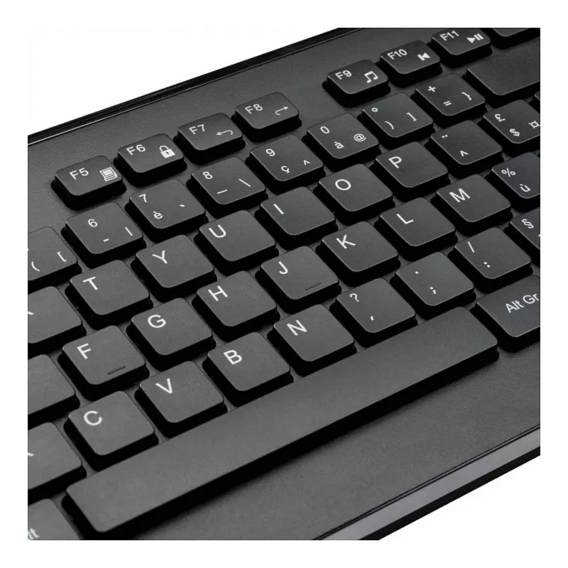 Targus AKM610FR langaton näppäimistö- ja hiirisarja - täysikokoinen - AZERTY - ranskalainen asettelu - musta