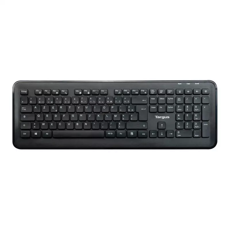 Targus AKM610FR langaton näppäimistö- ja hiirisarja - täysikokoinen - AZERTY - ranskalainen asettelu - musta