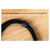 Good Connections USB 2.0 -lataus- ja datakaapeli 100W digitaalinäytöllä USB-C - USB-C 1 m musta
