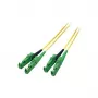 EFB R&M duplex-parikaapeli E2000/APC-E2000/APC OS2 5m LSZH 3mm keltainen G657A1 Grade C
