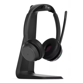 EPOS IMPACT 1000 MS UC ANC WL USB-C+A Stand on-ear Bluetooth-kuuloke lataustelineellä CH 40 ja USB-C BT -donglella BTD 900c