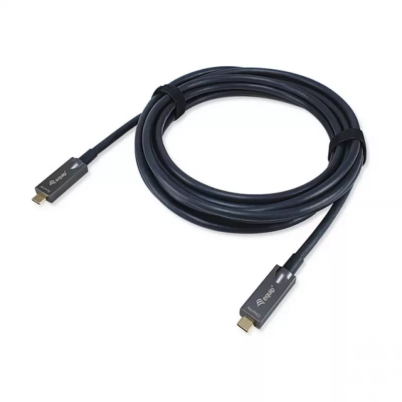 Equip USB-C 3.2 - USB-C Active Optical -kaapeli 8K PD60W 5m musta