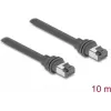 Delock RJ45 patchkaapeli Cat.6 yhteensopiva Starlink Gen3:n kanssa - 10 m harmaa