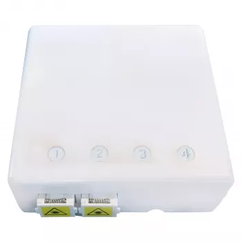 EFB Elektronik FTTH-laatikko 4 SC-S- tai LC-D-liittimelle 80x80 kaapelinohjaimella, kutistemalli
