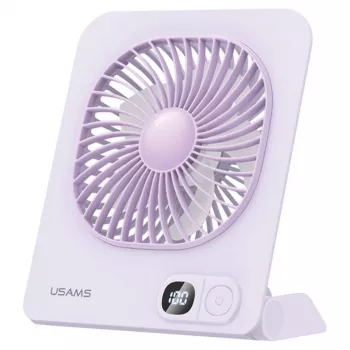 USAMS ZB363 magneettinen pöytätuuletin violetti