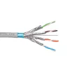 EXTRALINK CAT6A F/FTP sisäkaapeli twisted pair 50m harmaa