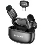 AWEI MK5 Duo Ai-Voice Black Wireless Lavalier -mikrofoni