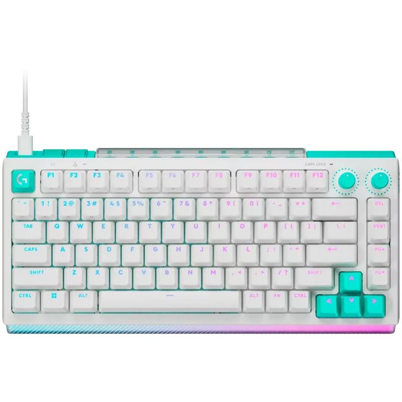 Logitech G512 X 75 mekaaninen pelinäppäimistö - valkoinen - US International - langallinen USB