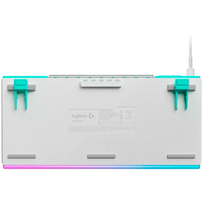 Logitech G512 X 75 mekaaninen pelinäppäimistö - valkoinen - US International - langallinen USB