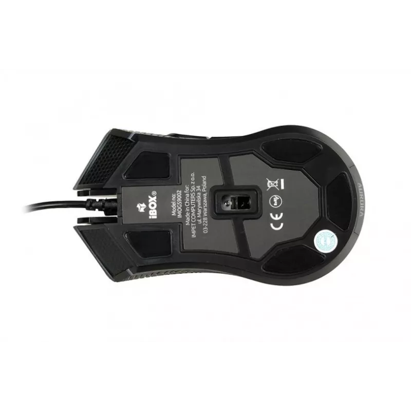 iBox AURORA A-3 pelihiiri USB optinen 6200 DPI musta