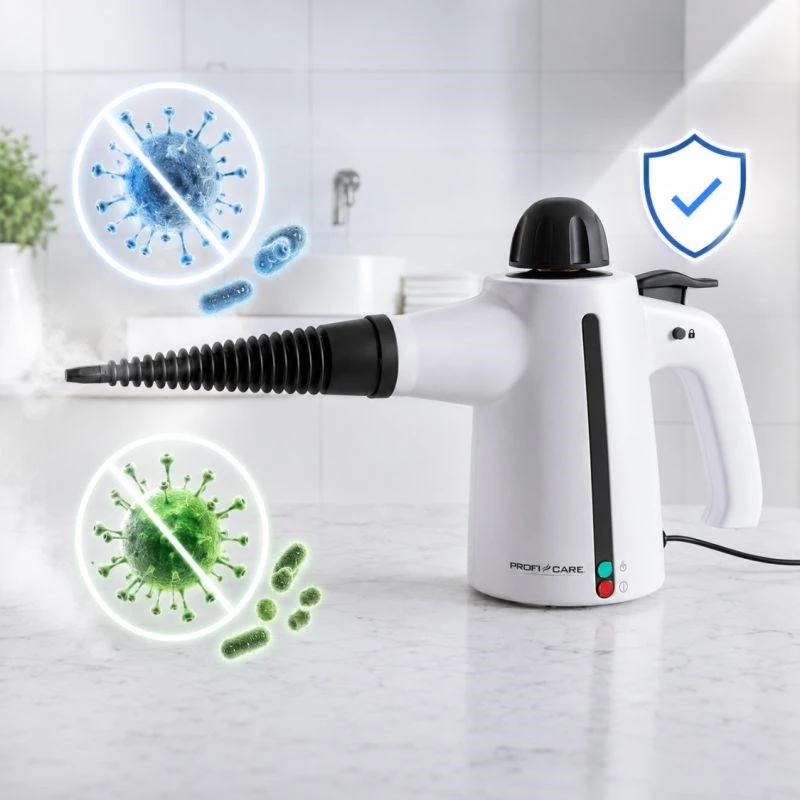 PROFICARE PC-DR 3145 höyrypuhdistin, 1000 W, 250 ml, 3,5 bar