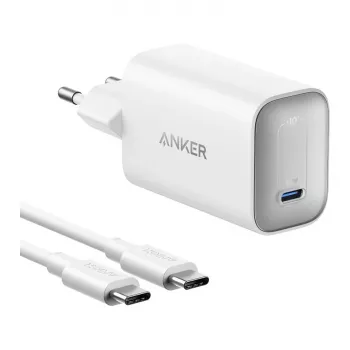 Anker Nano -laturi 100W USB-C-kaapelilla, Valkoinen