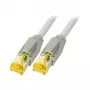 EFB-Elektronik RJ45-patchkaapeli Cat.6A S/FTP LSZH Dätwyler 7702 TM31 harmaa 10 m